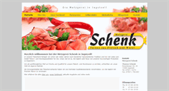 Desktop Screenshot of metzgerei-schenk.de